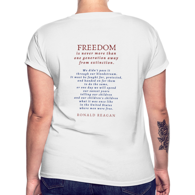 Reagan Freedom - white