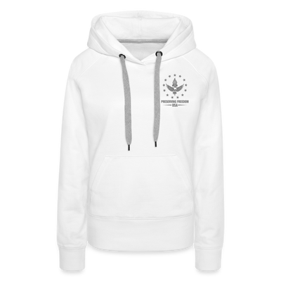 Women's We Hold These Truths Hoodie - white